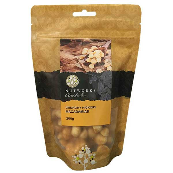 Nutworks Crunchy Hickory Macadamias 200g