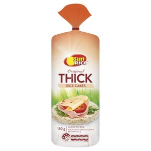Sunrice Original Thick Rice Cakes 150g