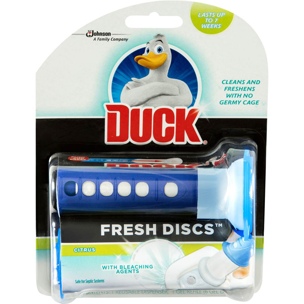 Duck Toilet Disc Bleach Citrus 36ml