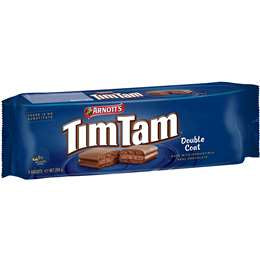 Arnotts Tim Tam Double Coat Chocolate Biscuits 200g