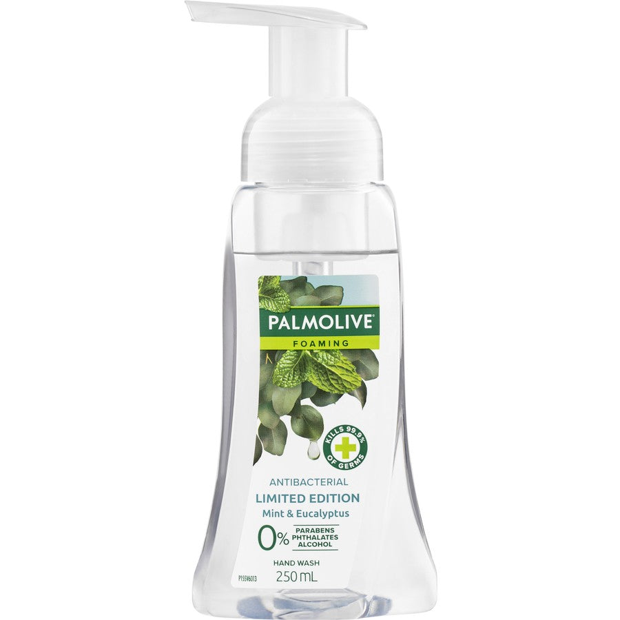 Palmolive Antibacterial Foaming Liquid Hand Wash Soap  Mint & Eucalyptus 250ml
