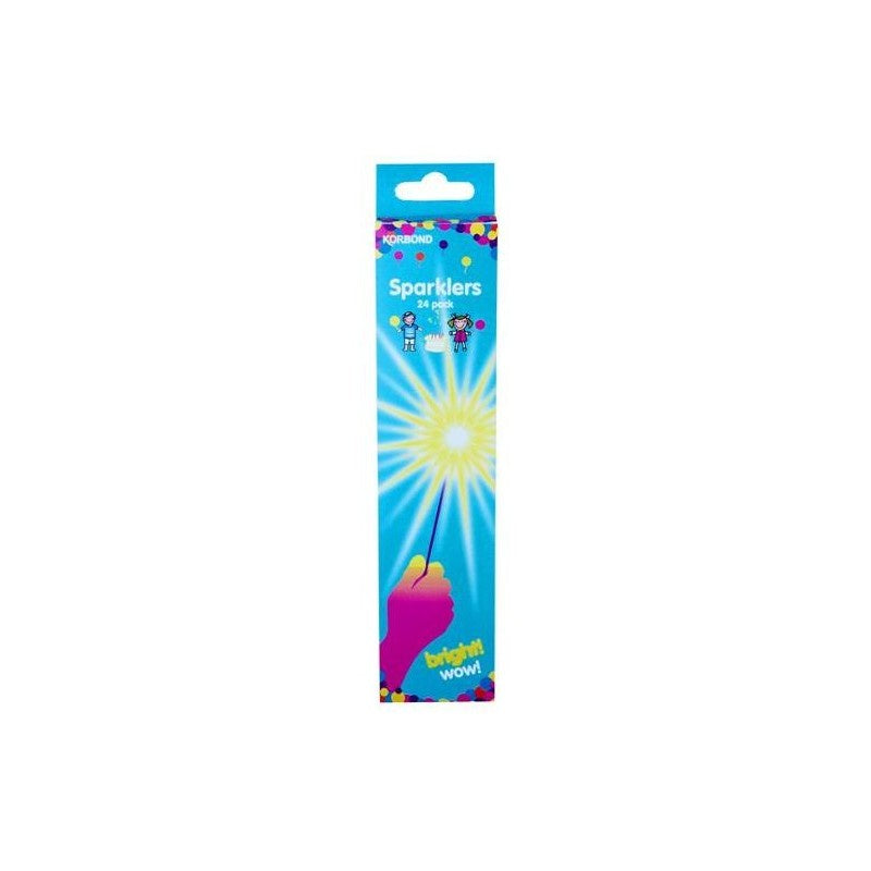 Korbond Partystar Sparklers Small 24 Pack