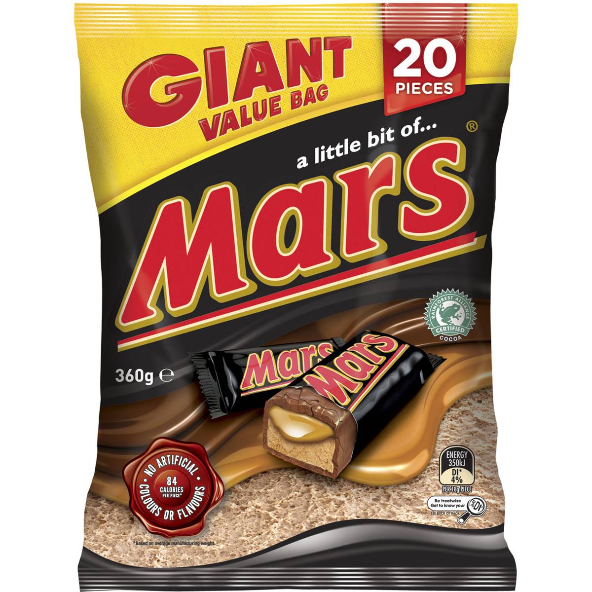 Mars Bar Share Pack Chocolate Bar 20Pk