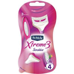 Schick Women's  Xtreme3 Disposable Sensitive Razors 4pk