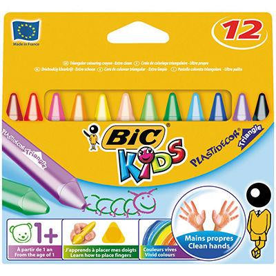 Bic Kids Plastidecor Crayons - 12pk