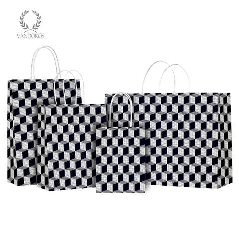 Gift Bag Cubic Black 210x270x110mm