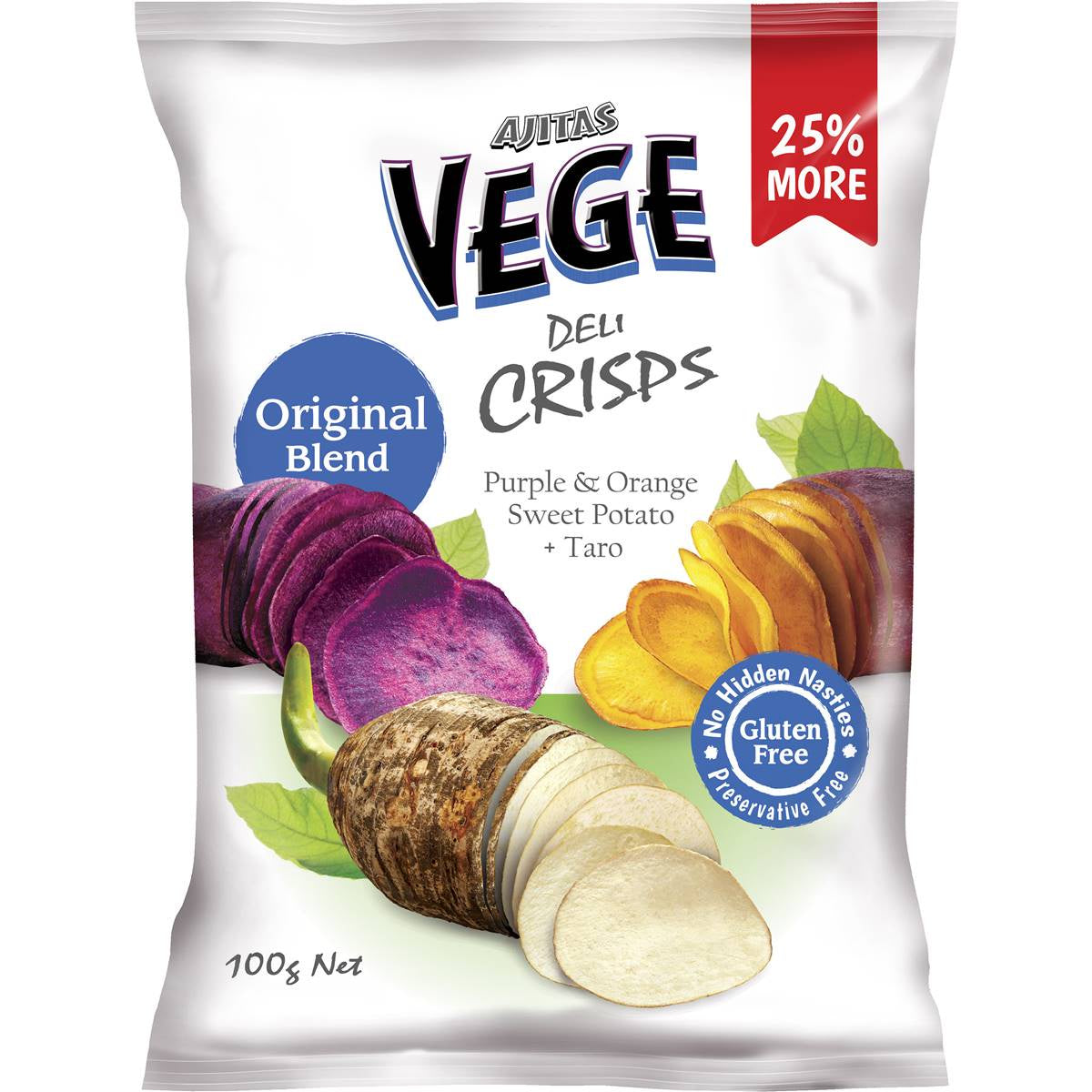 Vege Chips Deli Crisp Original Gluten Free 100g