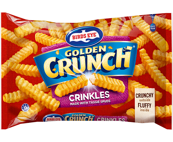 Birds Eye Golden Crunch  Crinkle Cut Chips 900g