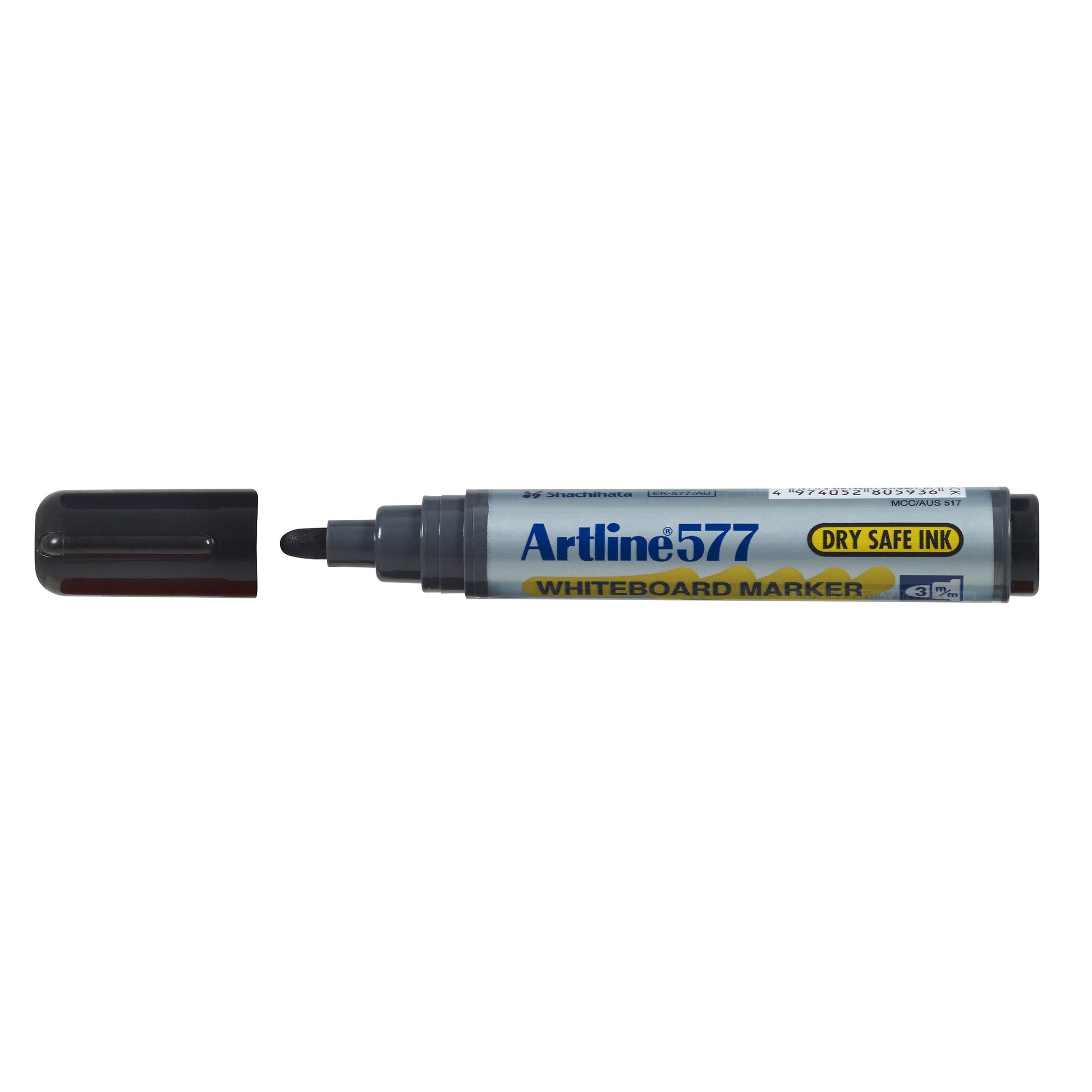Artline 577 Whiteboard Marker Black 3.0mm