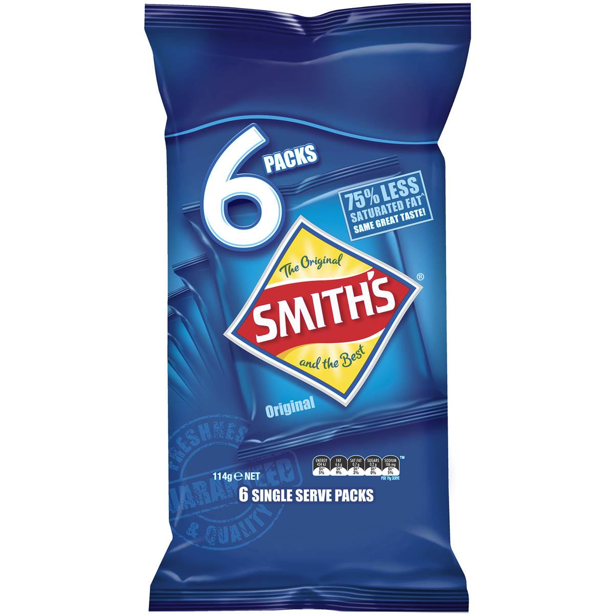 Smiths Original Chips 6Pk