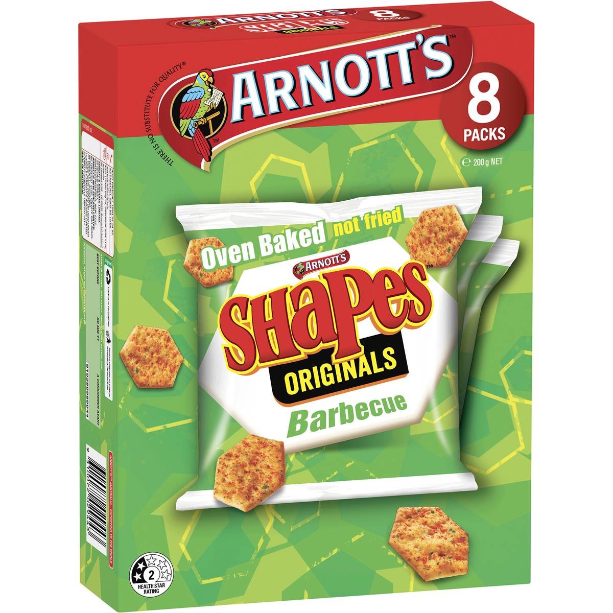 Arnotts Shapes BBQ 8Pk