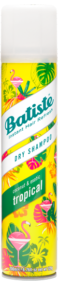 Batiste Instant Hair Refresh Dry Shampoo Tropical 120g