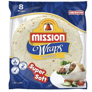 Mission Wraps Original 8Pk
