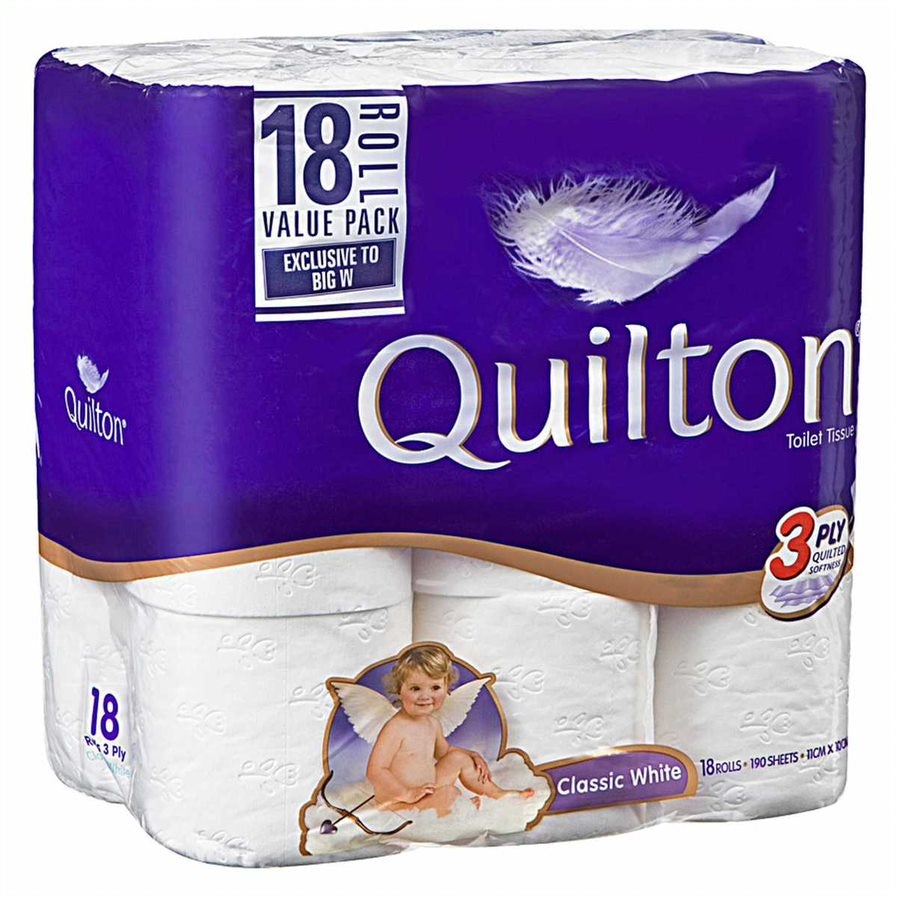 Quilton Toilet Paper 3ply 18pk