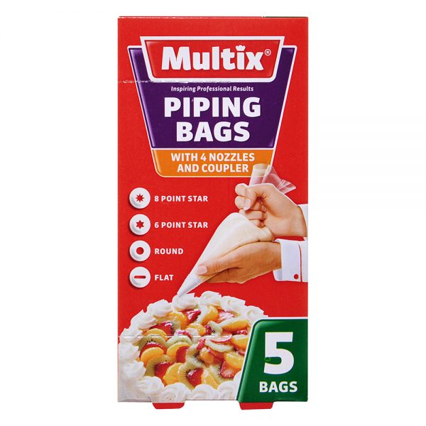 Multix Piping Bag 5pk