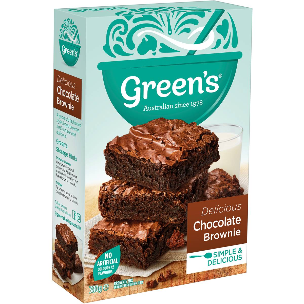Greens Brownie Mix 380g