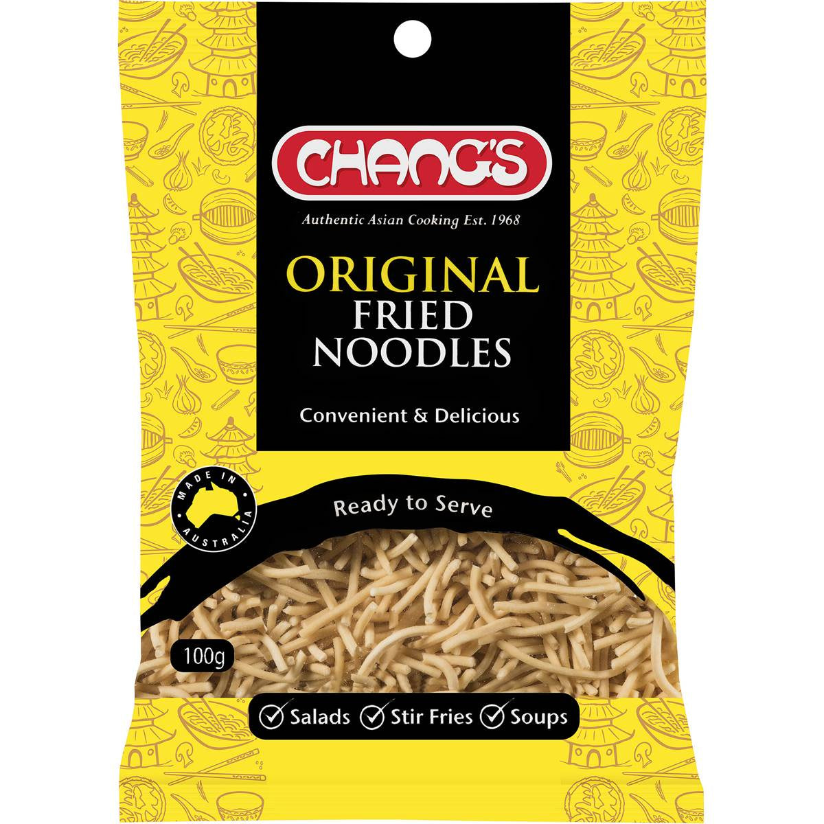 Changs Fried Noodles Original 100g