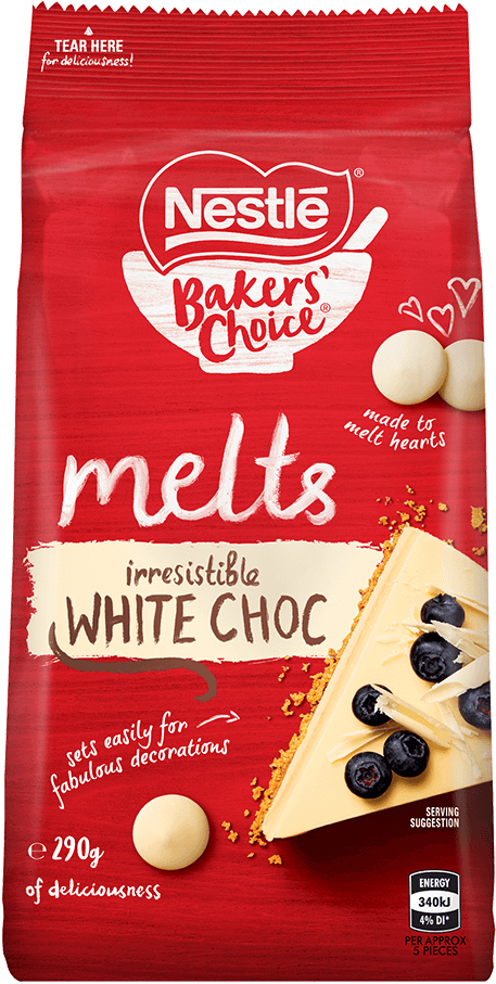 Nestle Melts White Choc 290g
