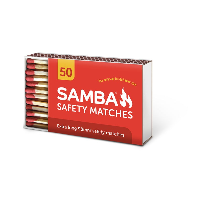 Samba Matches 90mm 50Pk