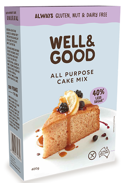 Well & Good All Purpose Cake Mix  Gluten Free 400g