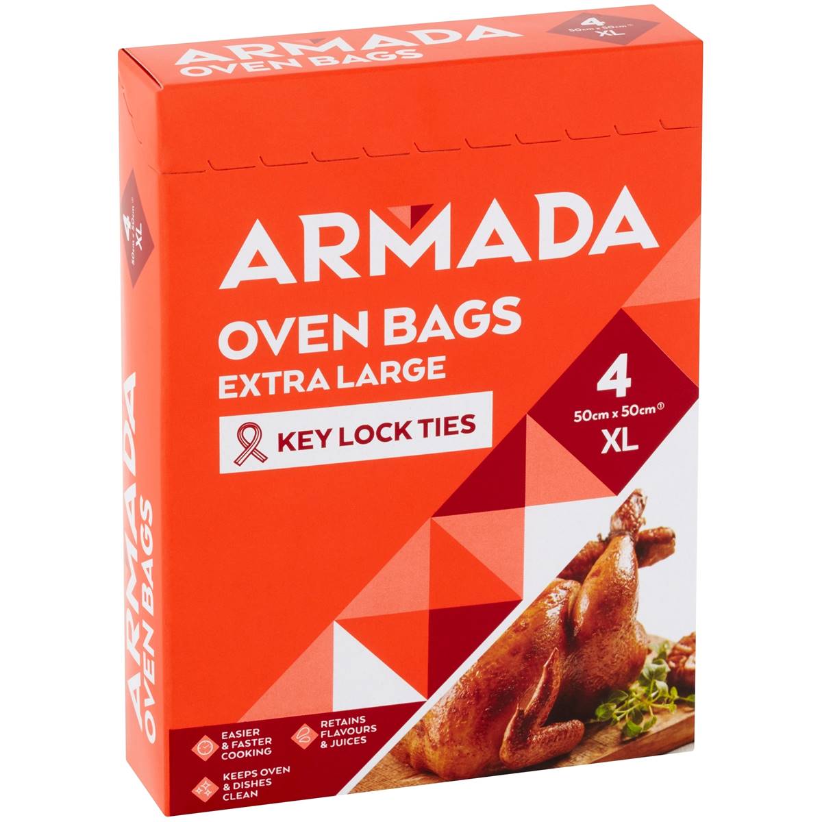 Armada Extra Large Oven Bags 4pk