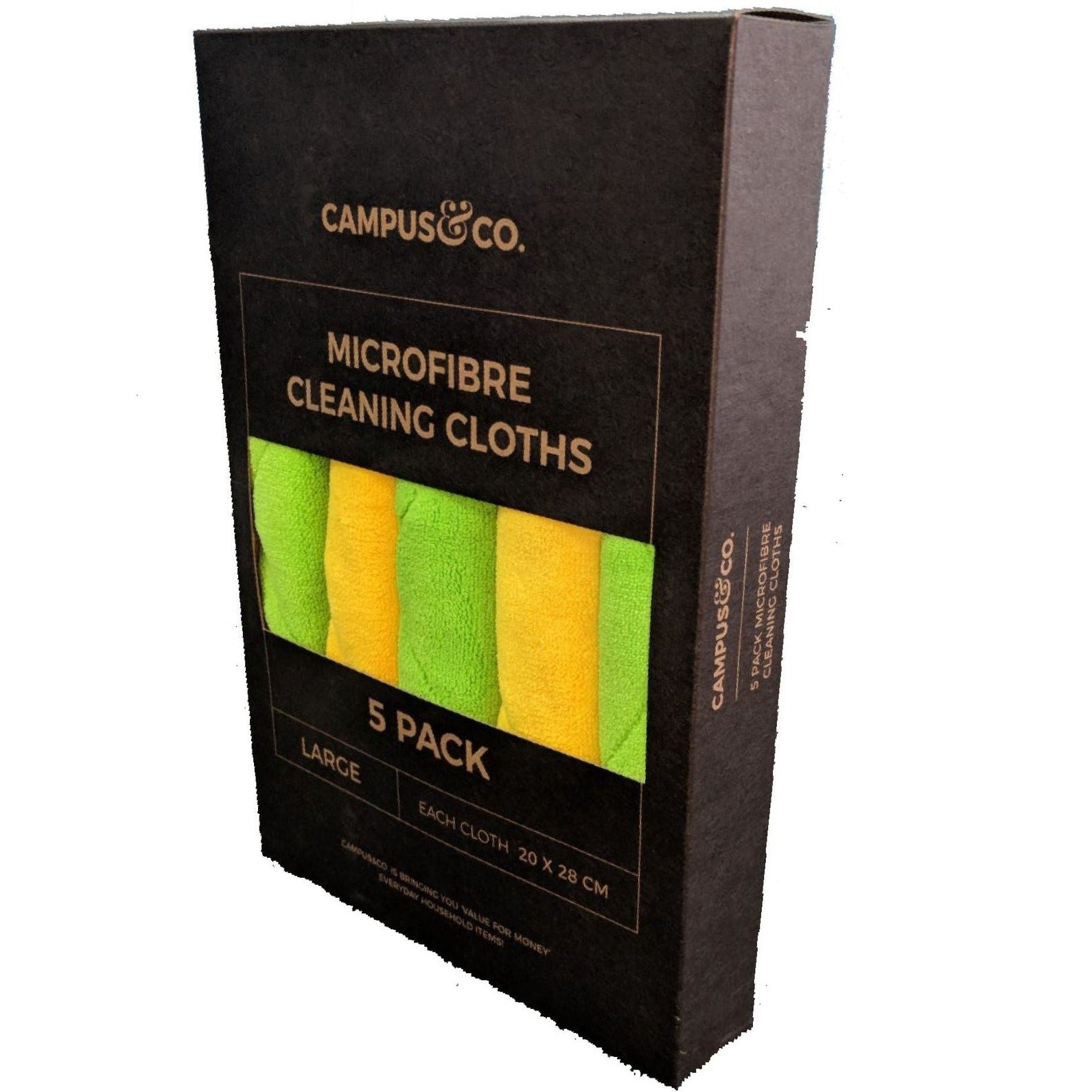 Campus & Co Microfibre Cleaning Cloth 5pk