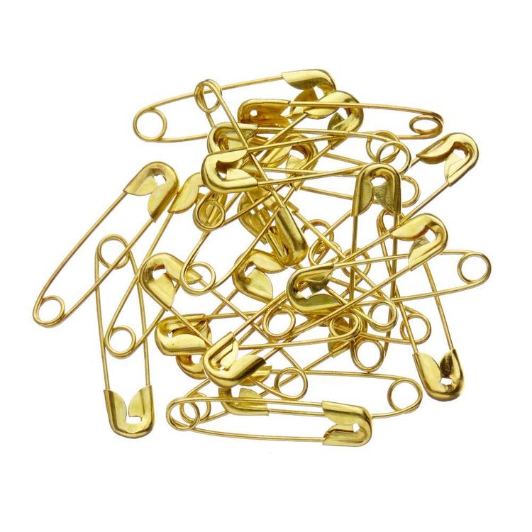 Birch Safety Pins 19mm Gold 24pk