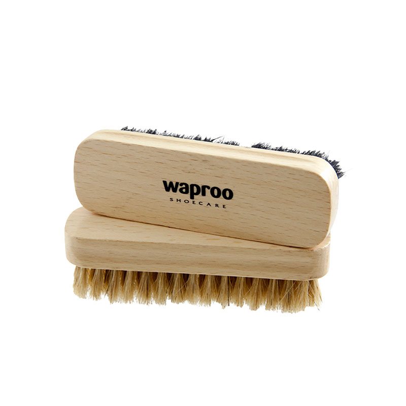 Waproo Kombi Shoe Cleaning Brush Tan