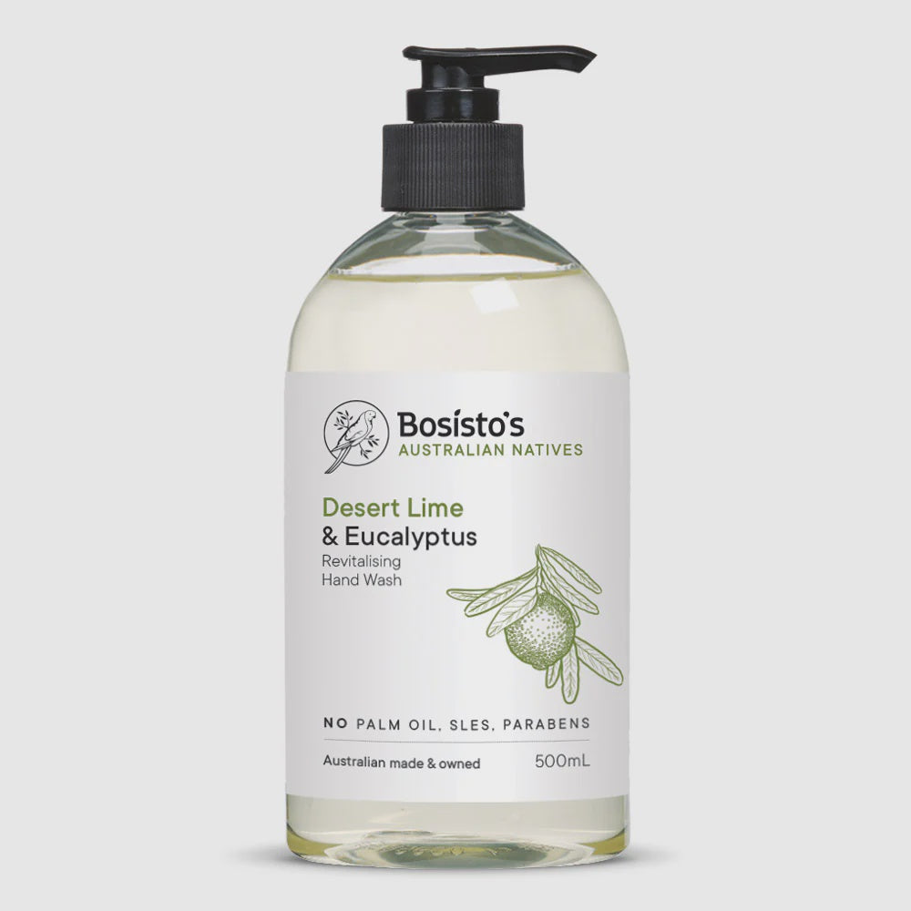 Bosisto's Hand Wash Desert Lime & Eucalyptus 500mL