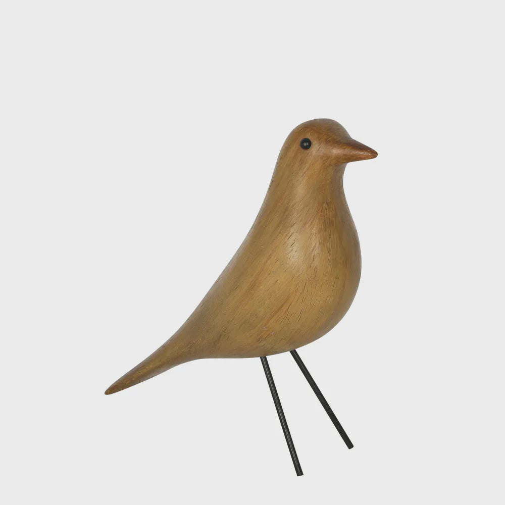 Charles Polyresin Bird Large Brown