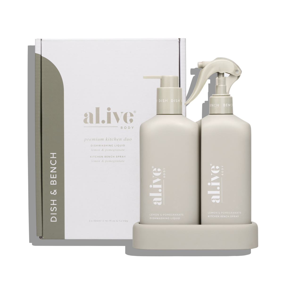 Alive Bench Spray & Dishwashing Liquid Duo 2 x 300ml