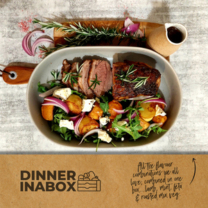 Roast Lamb & Salad Dinner & Dessert Box