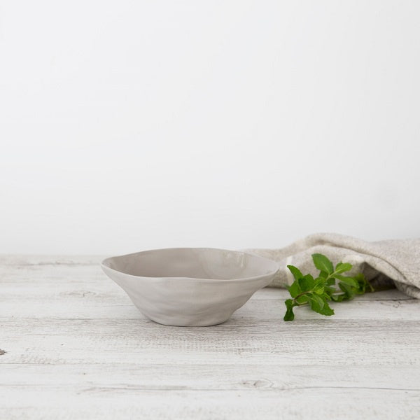 Flax Fruit Bowl - 19cm - Grey