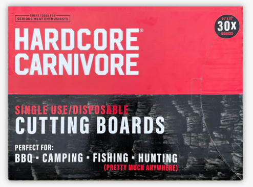 Hardcore Carnivore Disposable Cutting Boards