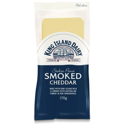 King Island Dairy Stokes Point Smoked Cheddar Cheese 170g