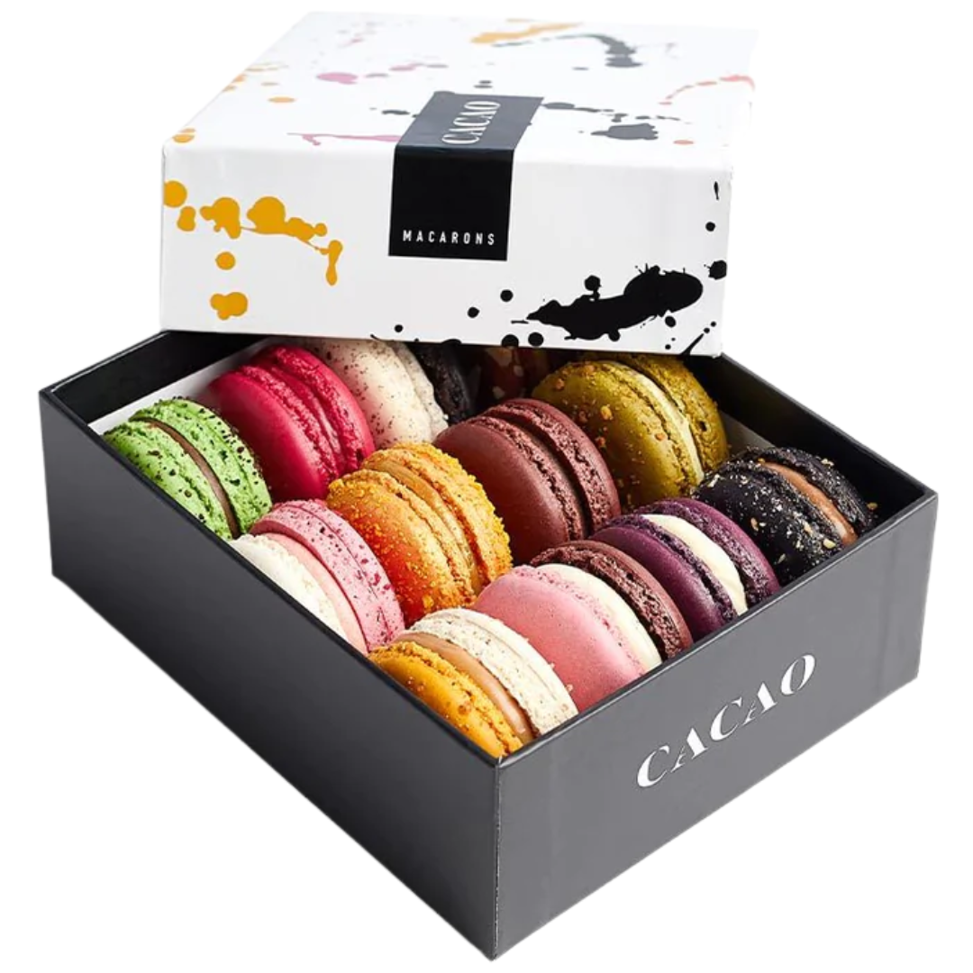 Cacao Macaron 12pk Assorted Flavours