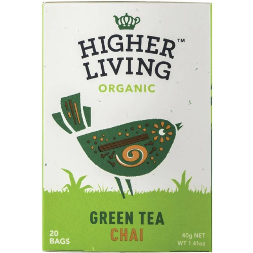 Higher Living Organic Green Tea Chai 40g