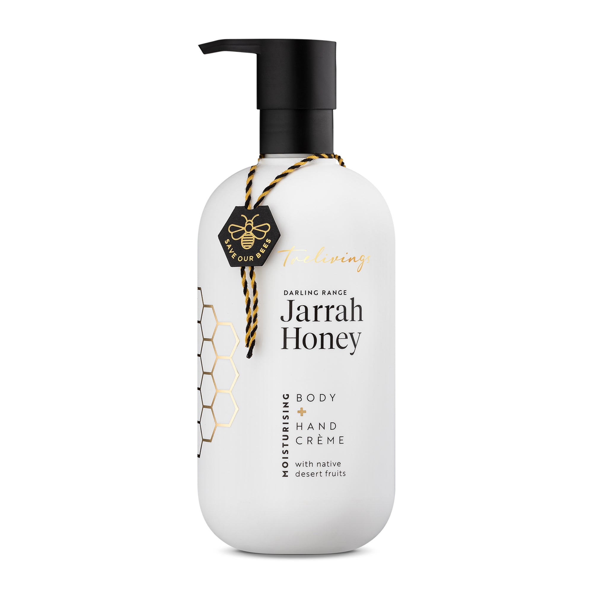 Trelivings Jarrah Honey Body & Hand Creme 400mL