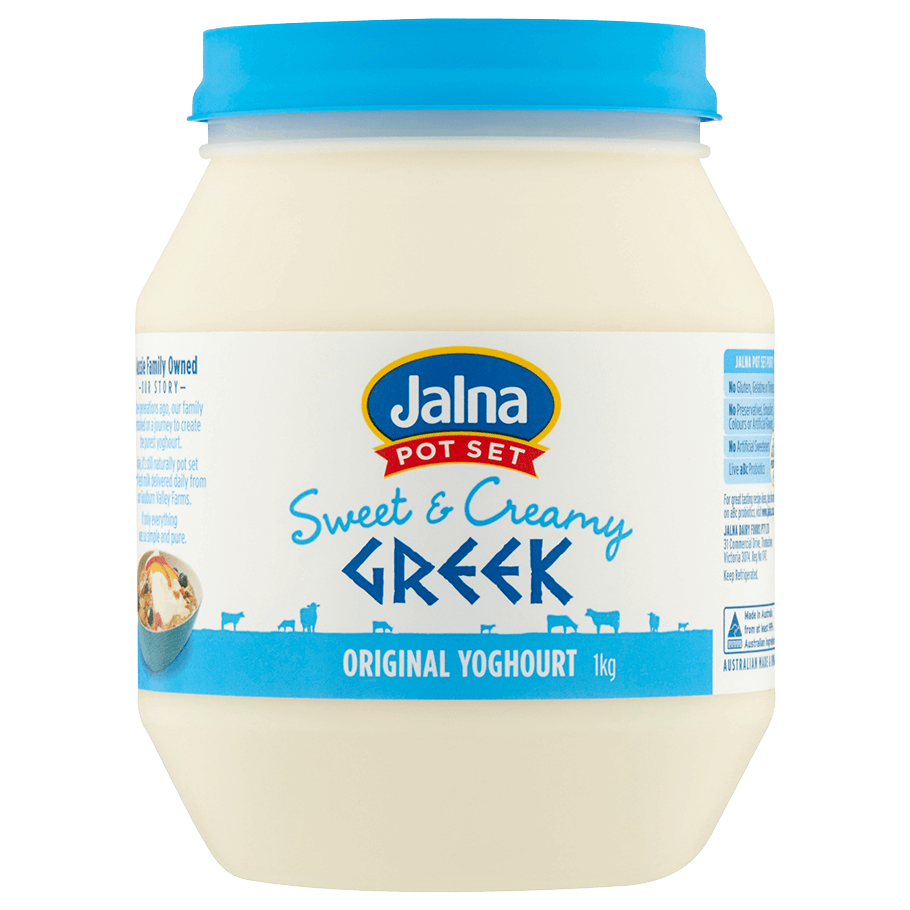Jalna Sweet & Creamy Greek Yoghurt 1kg
