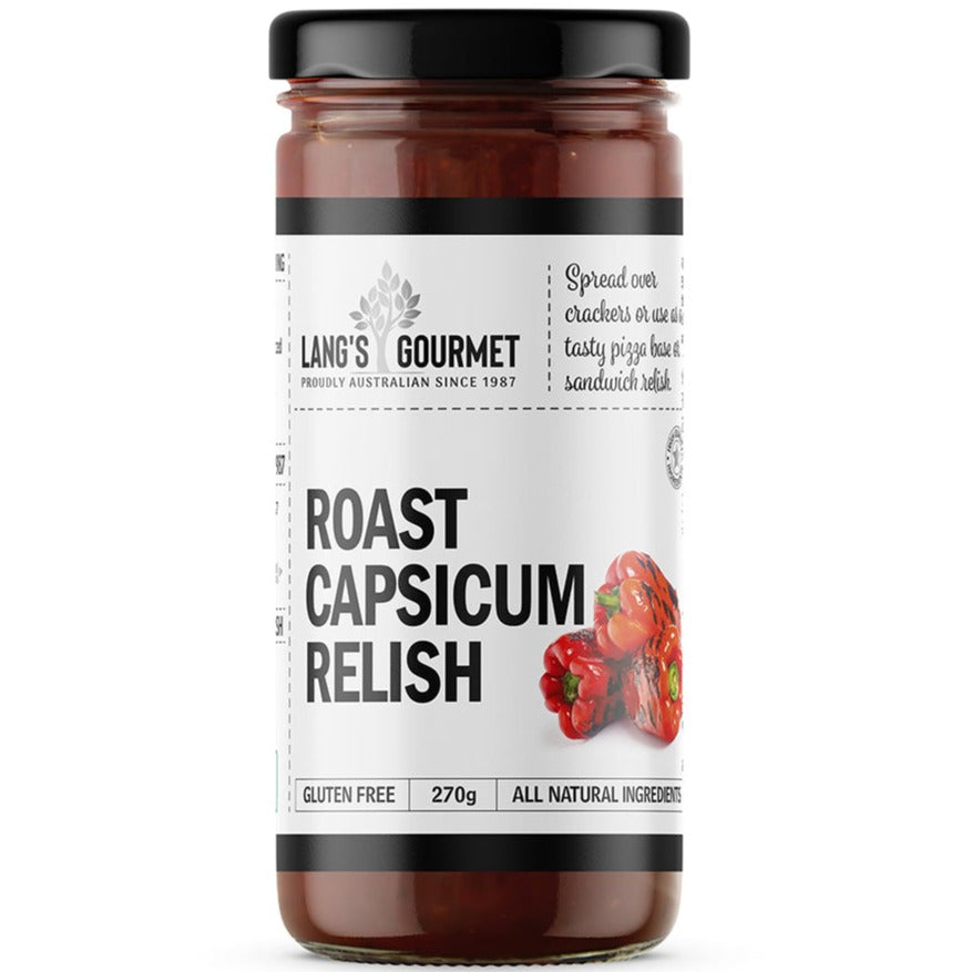 Lang's Gourmet Roast Capsicum Relish 270g