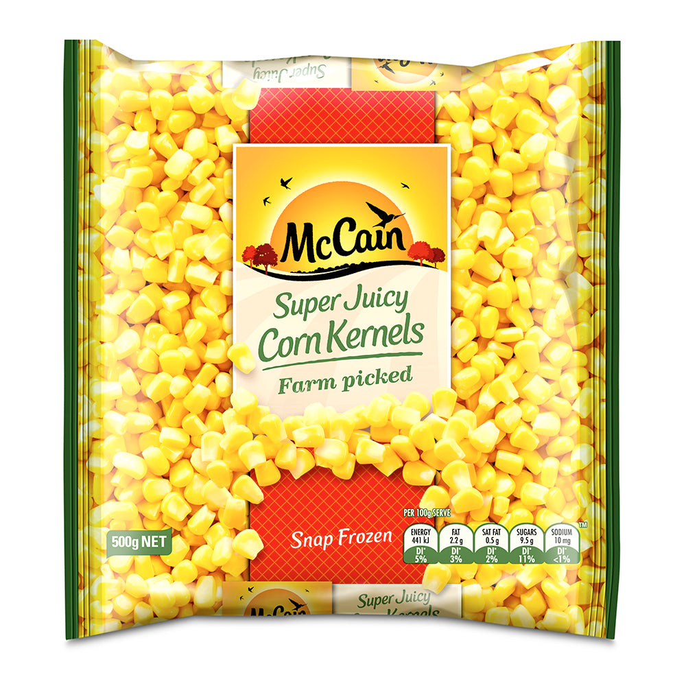 McCains Corn Kernels Frozen 500g