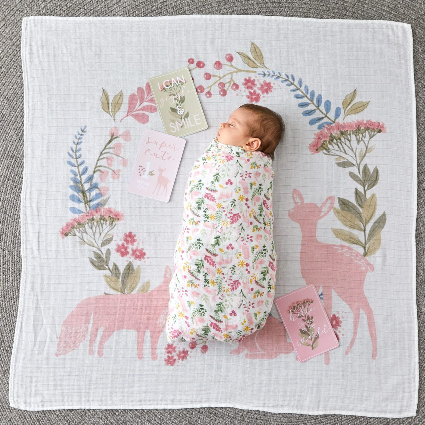 Earth Spirit Milestone Muslin Set