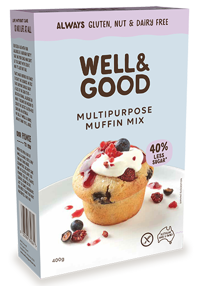 Well & Good Multipurpose Muffin Mix Gluten Free 400g