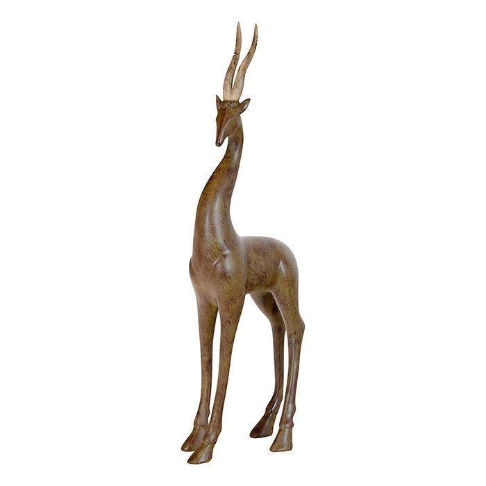 Resin Brown Antelope 76cm high