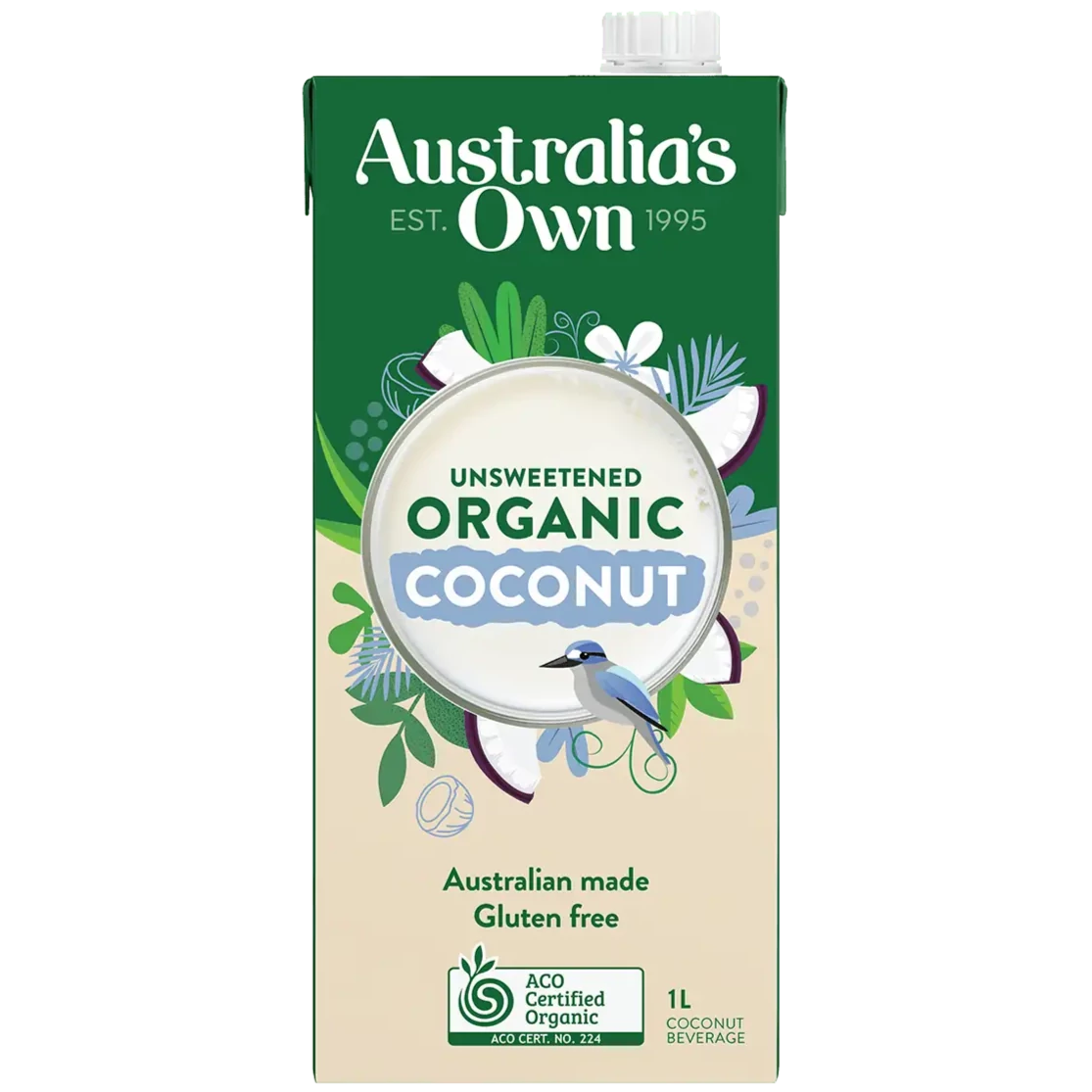 Australia's Own Unsweetened Organic Coconut Milk 1L