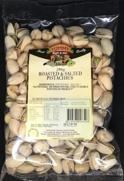 Yummy Pistachios Roasted & Salted 250g