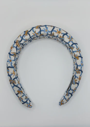 Charlotte - Windsor Blue Padded Hairband
