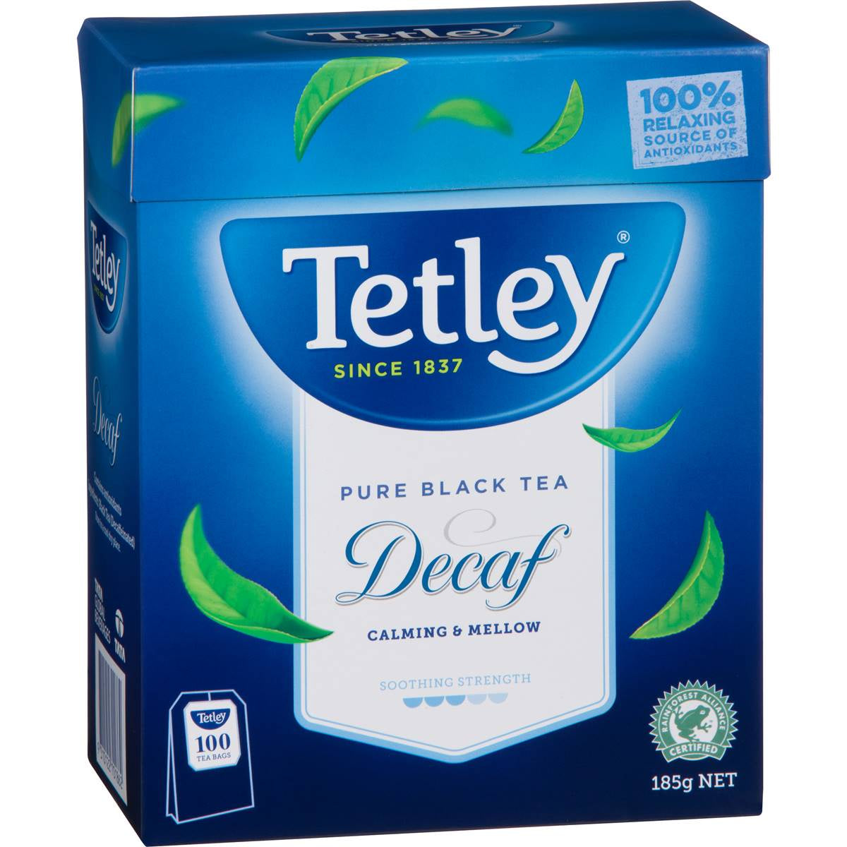 Tetley Tea Bags Decaffeinated 100pk