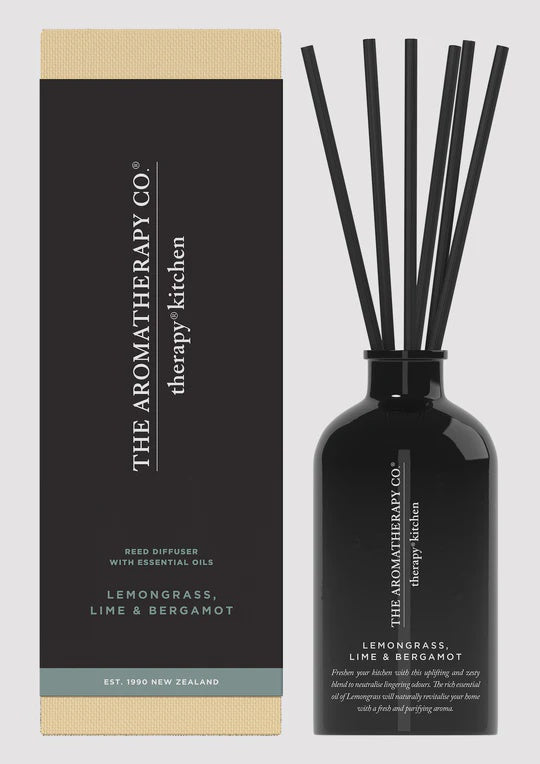 Therapy Kitchen Diffuser 250ml Lemongrass Lime and Bergamot