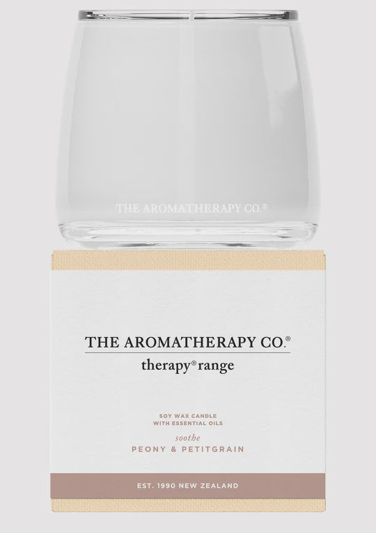 Therapy Candle SOOTHE 260g Peony and Petitgrain